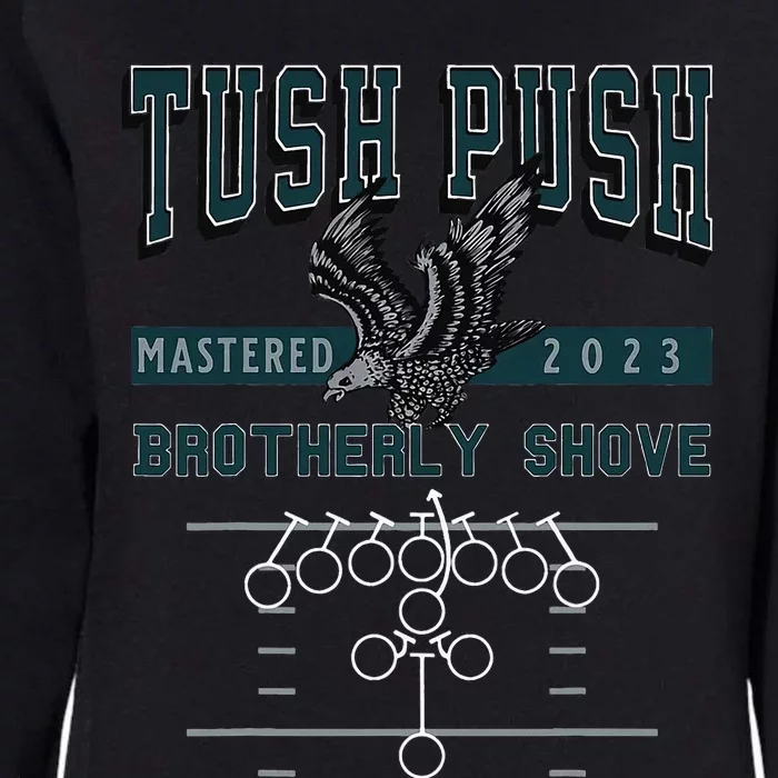 tush push eagles brorly shove Womens California Wash Sweatshirt