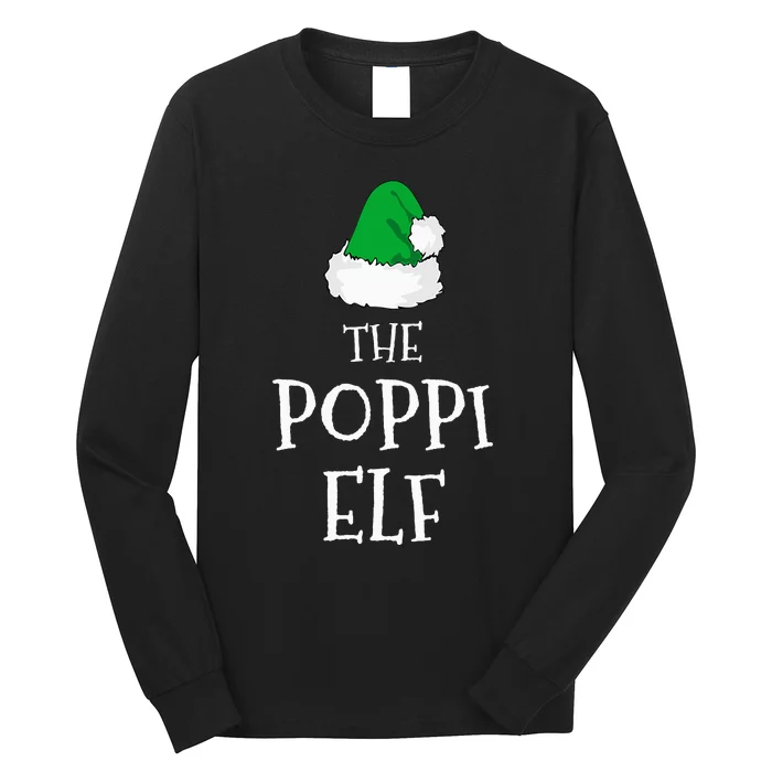 The Poppi Elf Christmas Family Matching Pj Pajama Xmas Long Sleeve Shirt