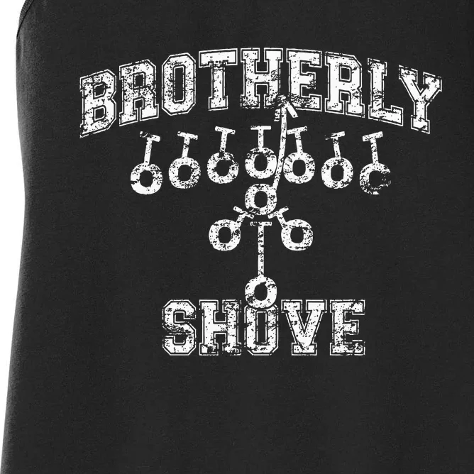 The Philadelphia Eagles Football Brotherly Shove Women's Racerback Tank