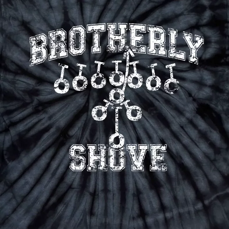 The Philadelphia Eagles Football Brotherly Shove Tie-Dye T-Shirt