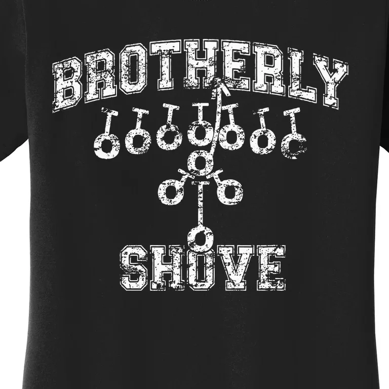 The Philadelphia Eagles Football Brotherly Shove Women's T-Shirt