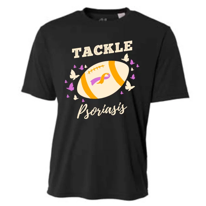 Tackle Psoriasis For Psoriasis Awareness Meaningful Gift Cooling Performance Crew T-Shirt