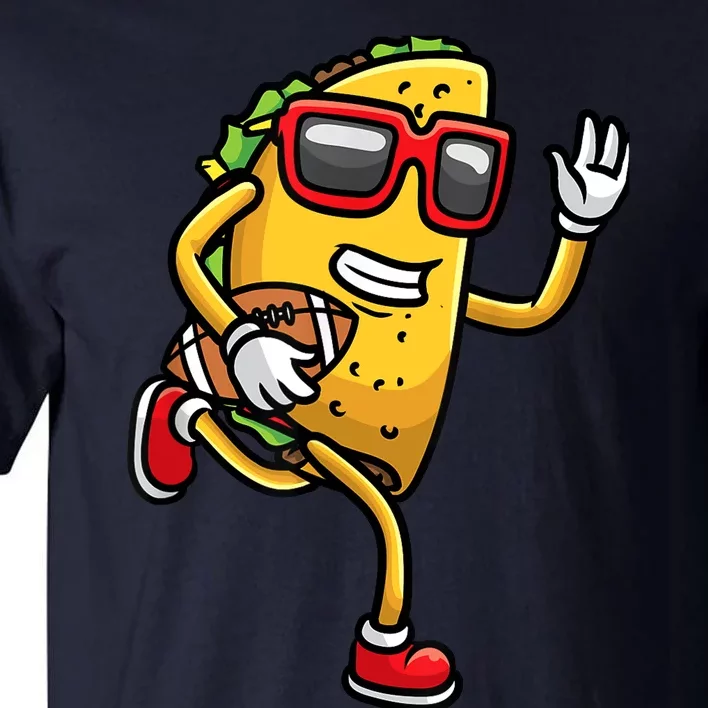 Taco Playing Football Mexican Cinco De Mayo Tall T-Shirt