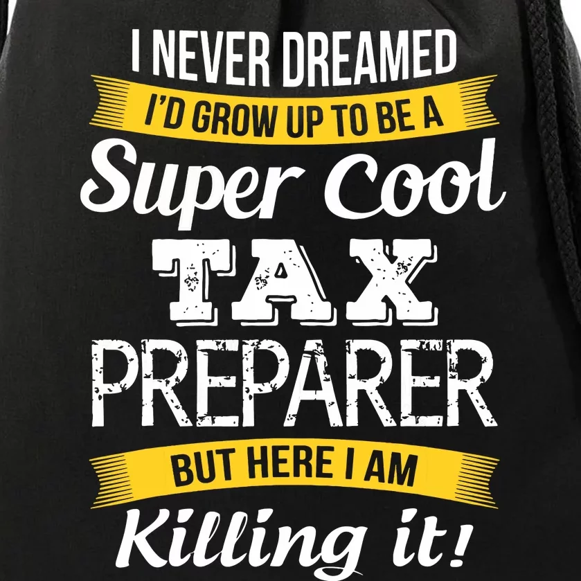 Tax Preparer Funny Gift Drawstring Bag