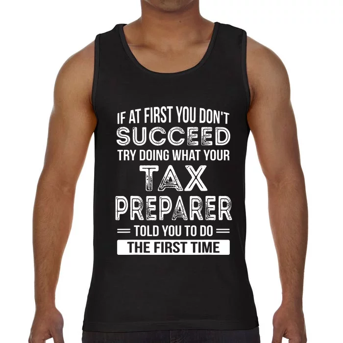 Tax Preparer Funny Tax Season Gift Comfort Colors® Tank Top