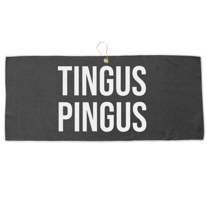 Tingus Pingus Fun Design Large Microfiber Waffle Golf Towel