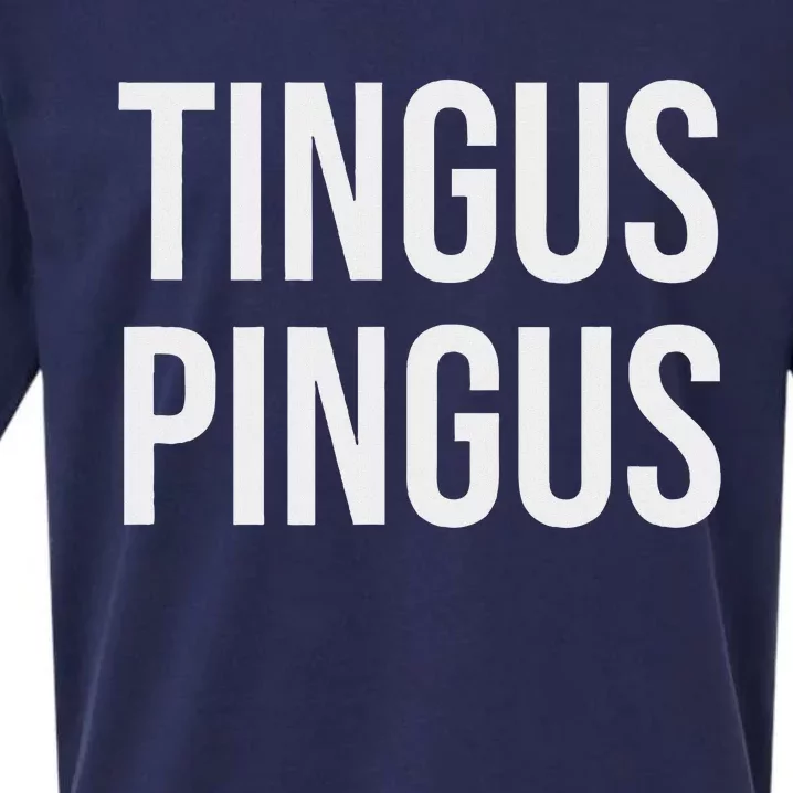 Tingus Pingus Fun Design Sueded Cloud Jersey T-Shirt