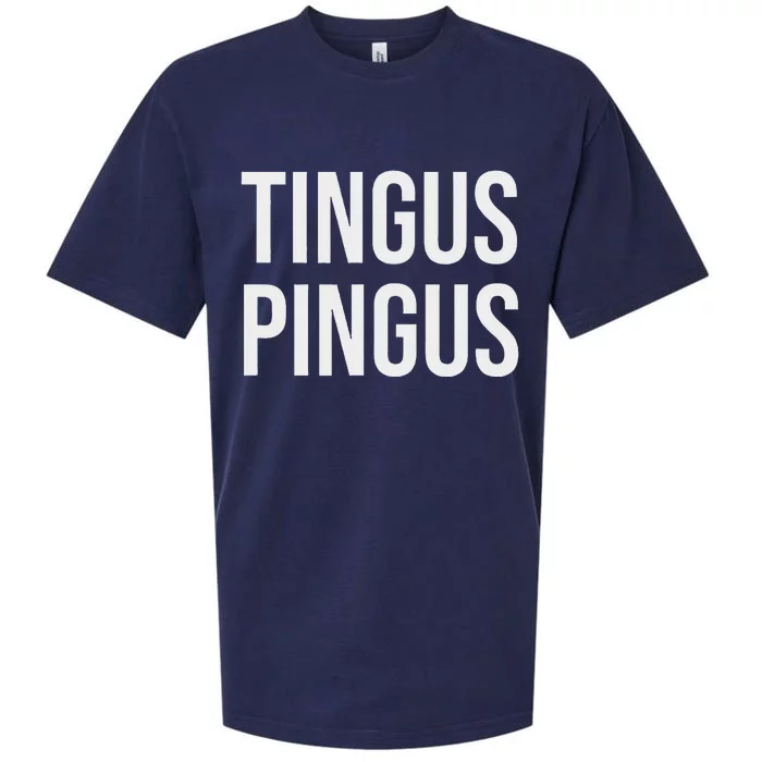 Tingus Pingus Fun Design Sueded Cloud Jersey T-Shirt