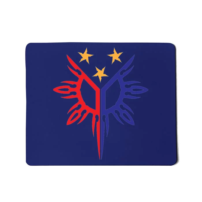 Tribal Philippines Filipino Sun And Stars Flag Mousepad