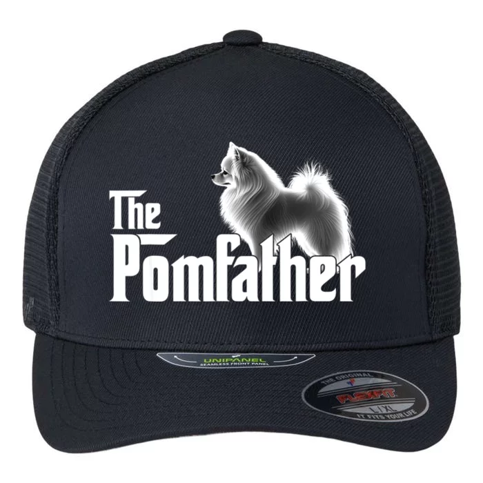 The Pomfather Funny Pomeranian Flexfit Unipanel Trucker Cap