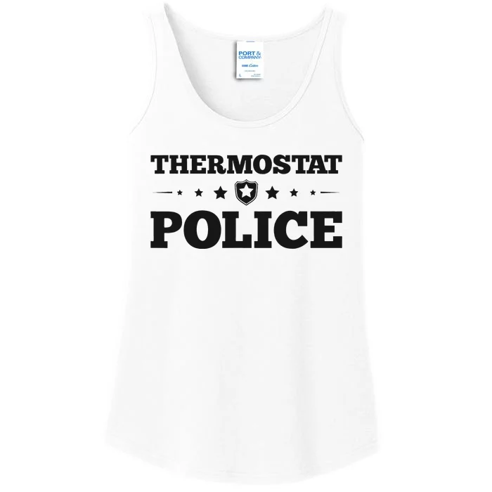 Thermostat Police Fun Dad Gifts Fathers Day Ladies Essential Tank