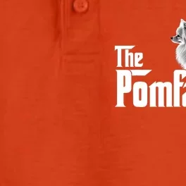 The Pomfather - Funny Pomeranian Dry Zone Grid Performance Polo