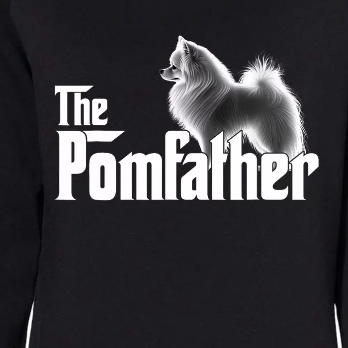 The Pomfather - Funny Pomeranian Womens California Wash Sweatshirt