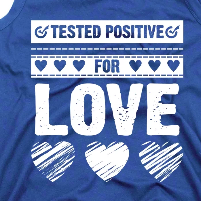 Tested Positive For Love Valentine's Day For Couples Pajama Meaningful Gift Tank Top