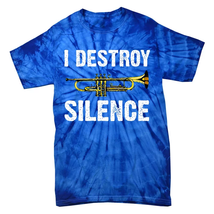 Trumpet Player For Women Trumpeter Orchestra Tie-Dye T-Shirt