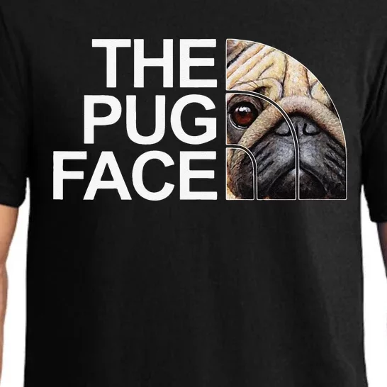 The Pug Face Dog Funny Pug Pajama Set