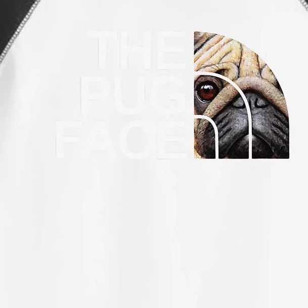 The Pug Face Dog Funny Pug Toddler Fine Jersey T-Shirt