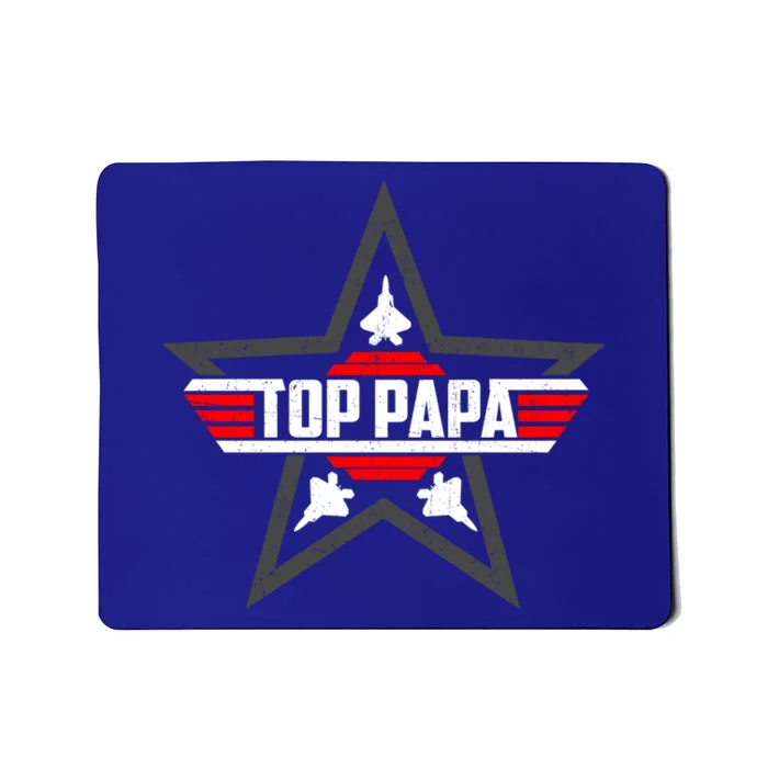 Top Papa From Son Daughter Grandpa Fathers Day Gift Mousepad