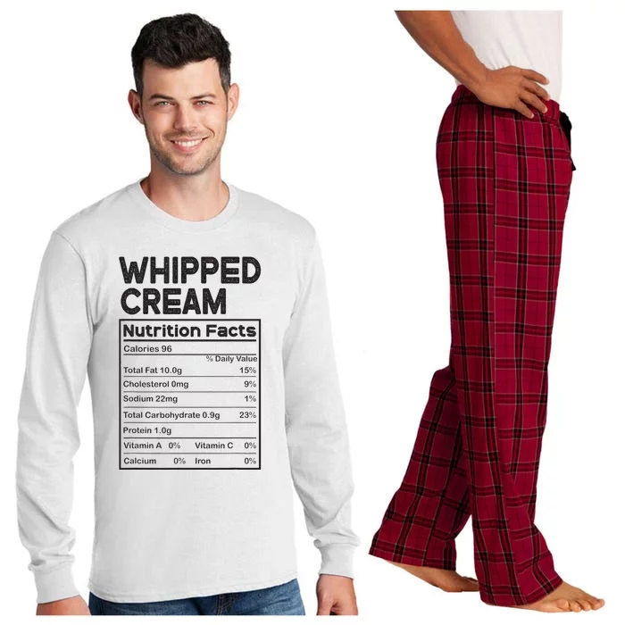 Thanksgiving Pjs For Family Whipped Cream Nutrition Facts Long Sleeve Pajama Set