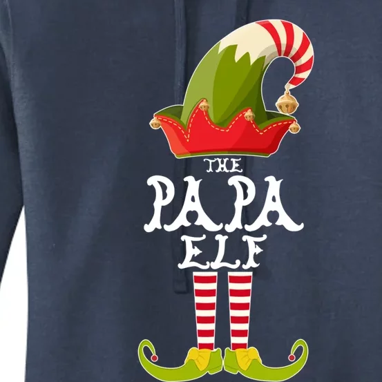 The Papa Funny Christmas Gift Matching Family Group Cute Gift Women's Pullover Hoodie