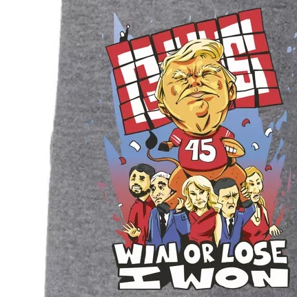 Trump Politician Football Parody Doggie 3-End Fleece Hoodie