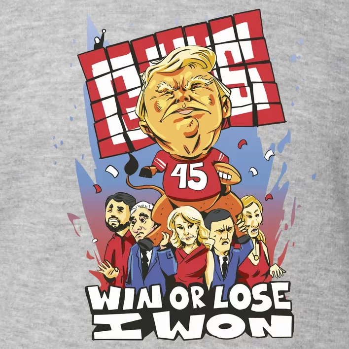 Trump Politician Football Parody Toddler Sweatshirt