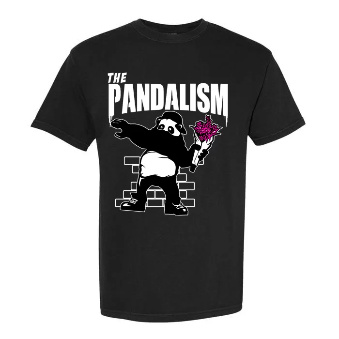 The Pandalism Funny Panda Parody Garment-Dyed Heavyweight T-Shirt