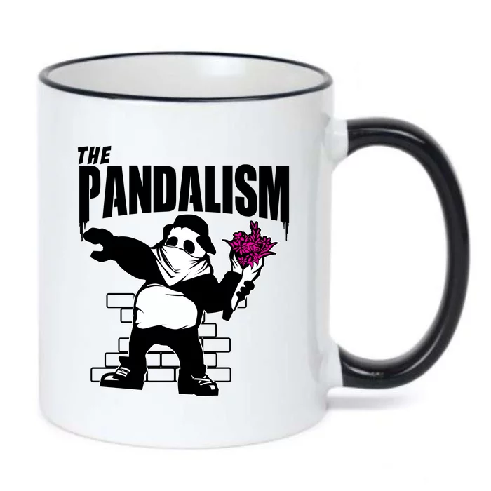 The Pandalism Funny Panda Parody Black Color Changing Mug