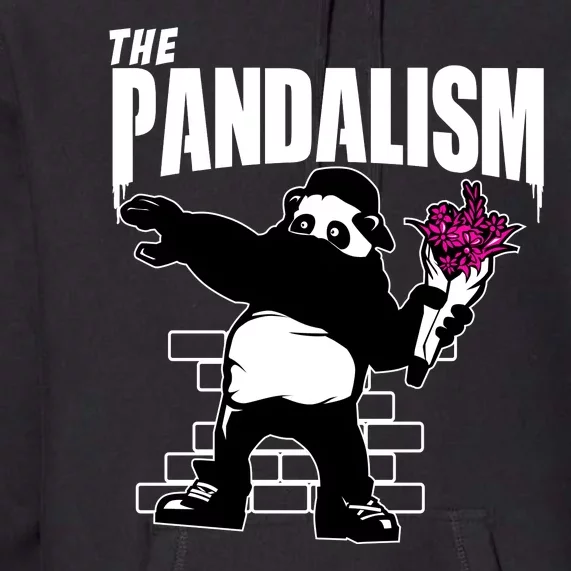 The Pandalism Funny Panda Parody Premium Hoodie