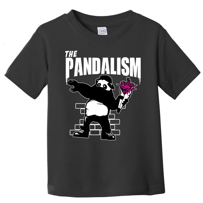 The Pandalism Funny Panda Parody Toddler T-Shirt