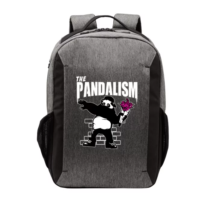 The Pandalism Funny Panda Parody Vector Backpack