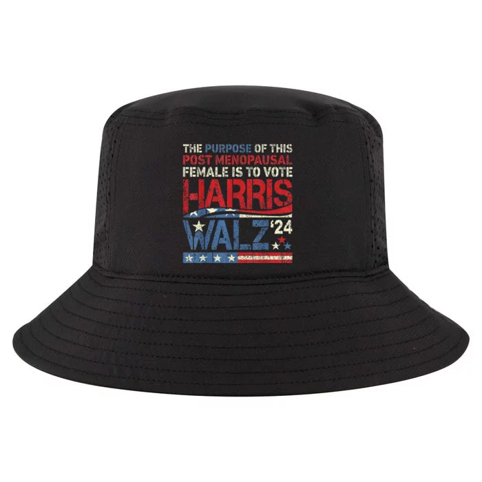 The Purpose Fotr This Post Menopausal Female Harris Walz 24 Cool Comfort Performance Bucket Hat