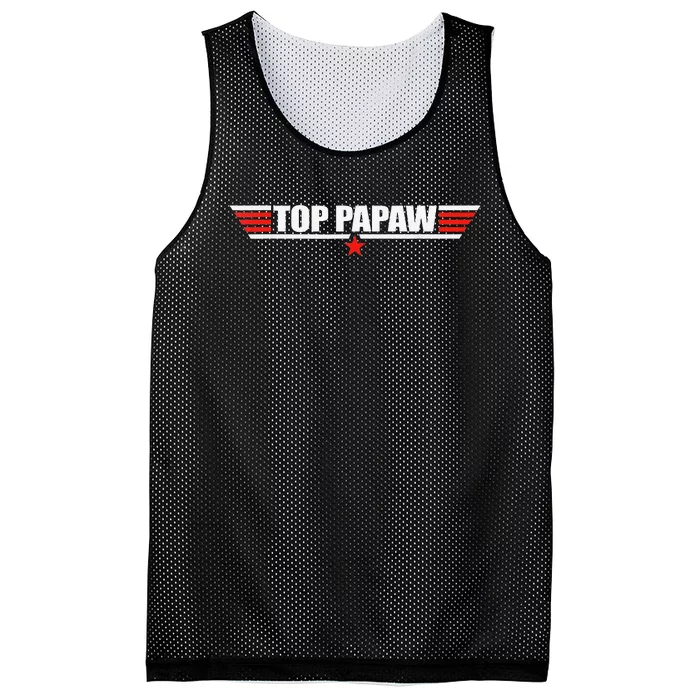 Top Papaw Father s Day Gift for Papaw World's Best Father Mesh Reversible Basketball Jersey Tank