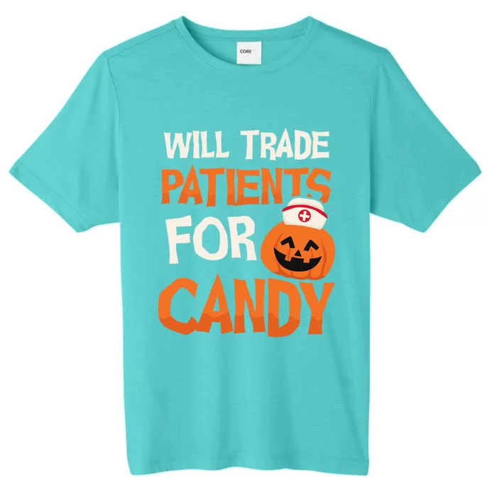 Trade Patients For Candy Design Halloween Nurse Cool Gift ChromaSoft Performance T-Shirt