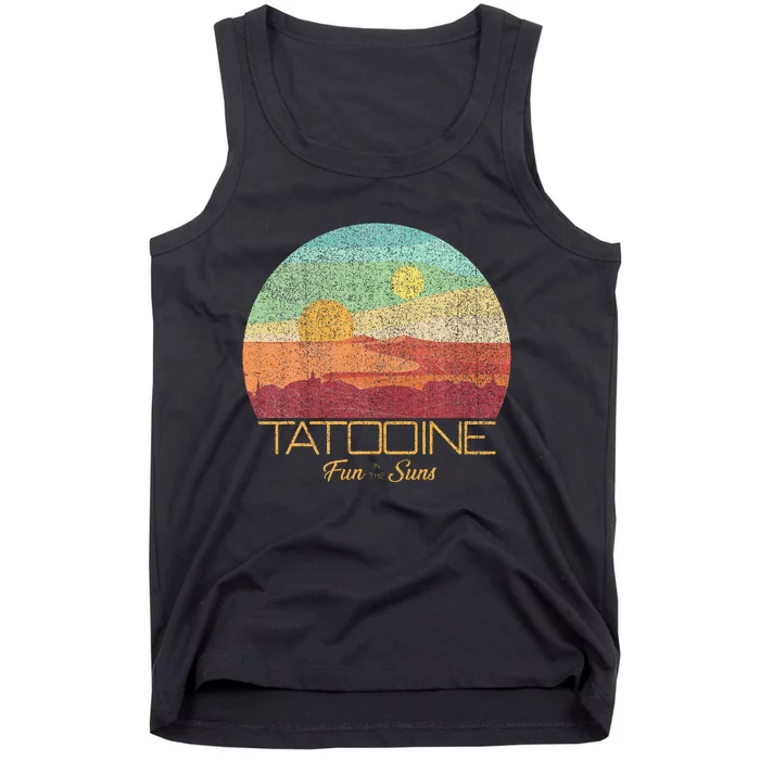 Tatooine Postcard Fun In The Sun Tank Top