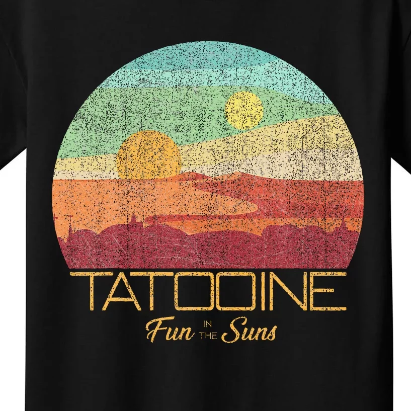 Tatooine Postcard Fun In The Sun Kids T-Shirt