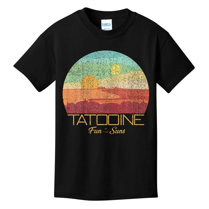 Tatooine Postcard Fun In The Sun Kids T-Shirt