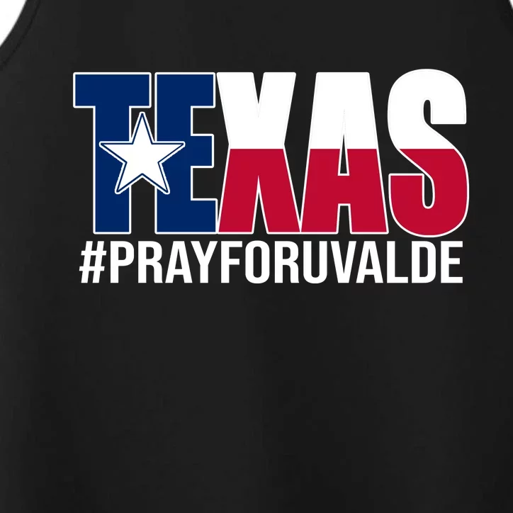 Texas Pray For Uvalde Tribute Performance Tank