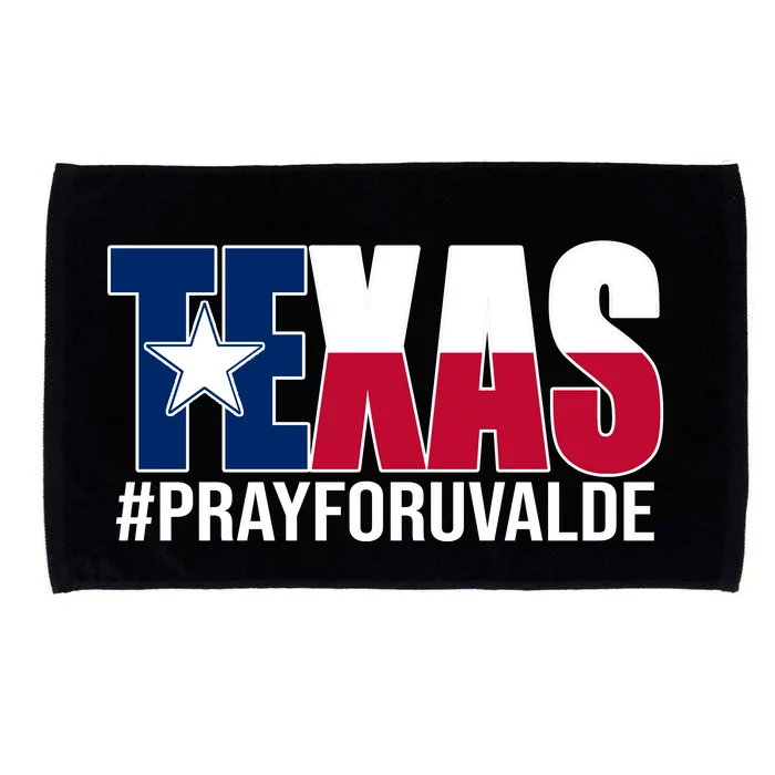 Texas Pray For Uvalde Tribute Microfiber Hand Towel