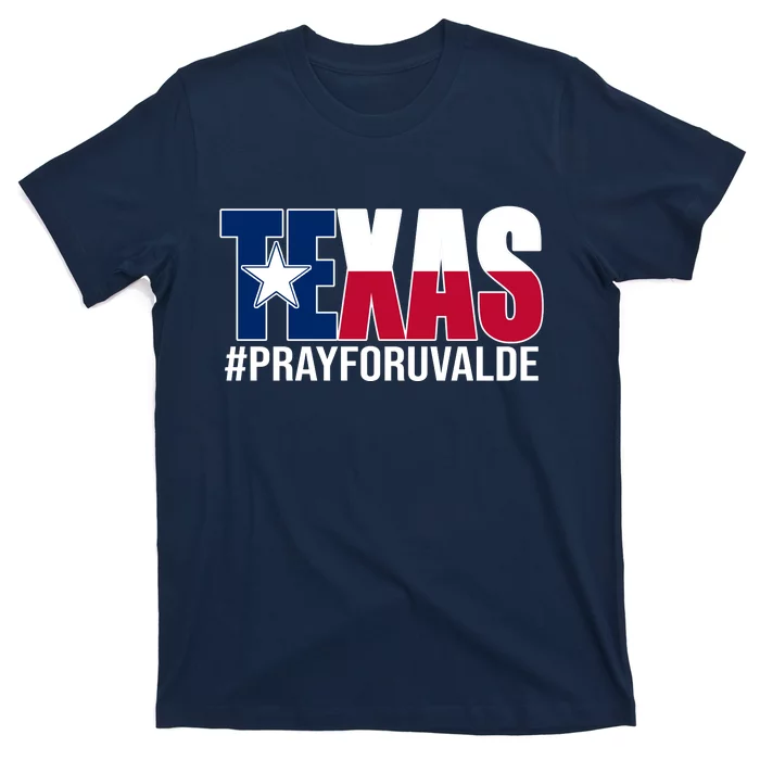 Texas Pray For Uvalde Tribute T-Shirt