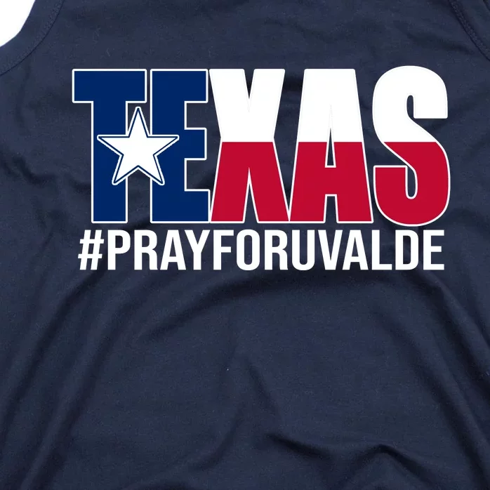 Texas Pray For Uvalde Tribute Tank Top