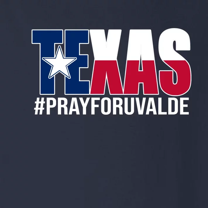 Texas Pray For Uvalde Tribute Toddler Long Sleeve Shirt