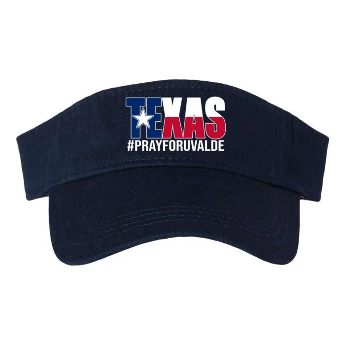 Texas Pray For Uvalde Tribute Valucap Bio-Washed Visor