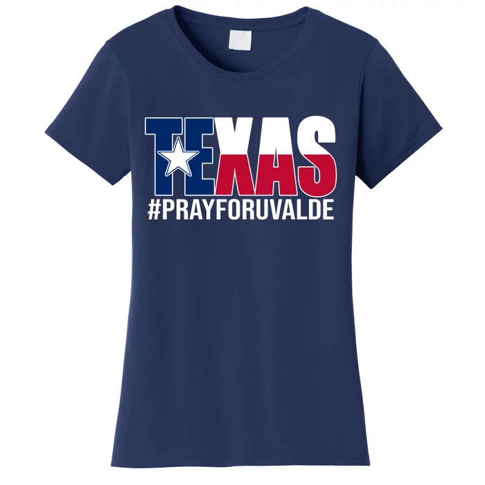 Texas Pray For Uvalde Tribute Women's T-Shirt