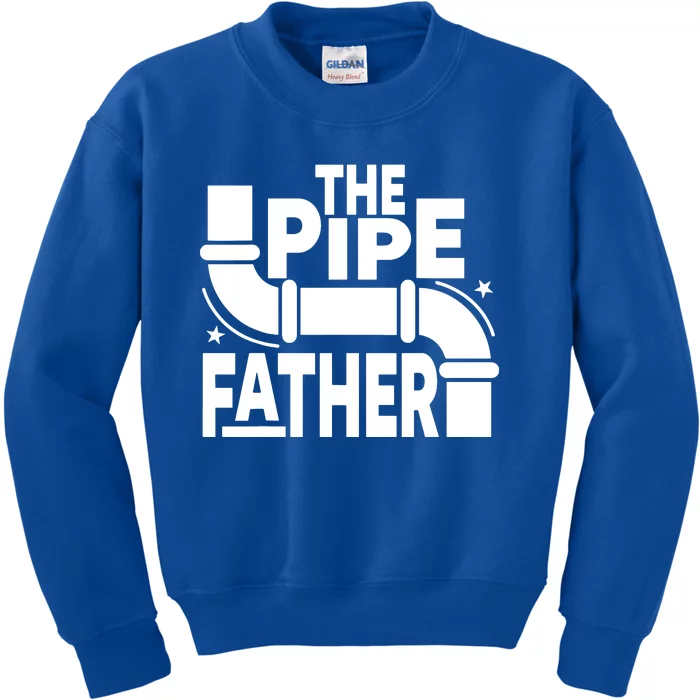 The Pipe Father Plumber Kids Sweatshirt