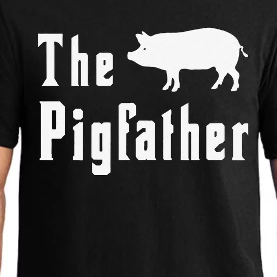 The Pigfather Funny Pig Father Dad Humor Fathers Day Pajama Set