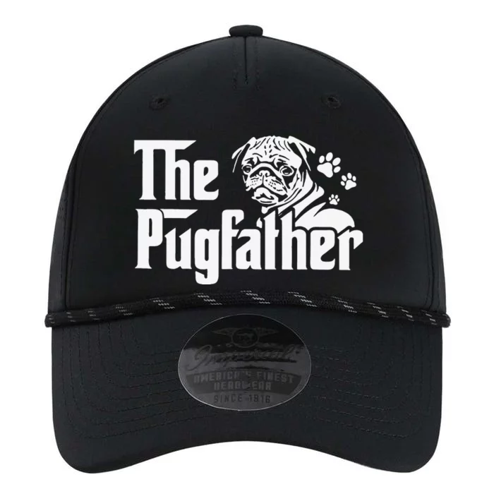 The Pugfather Funny Pug Lovers Pug Dad Dog Dad Father's Day Performance The Dyno Cap