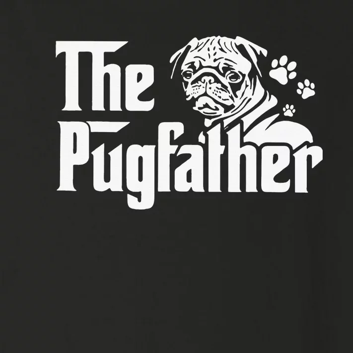 The Pugfather Funny Pug Lovers Pug Dad Dog Dad Father's Day Toddler Long Sleeve Shirt