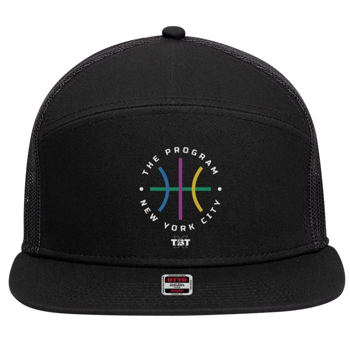 The Program For Autism 7 Panel Mesh Trucker Snapback Hat