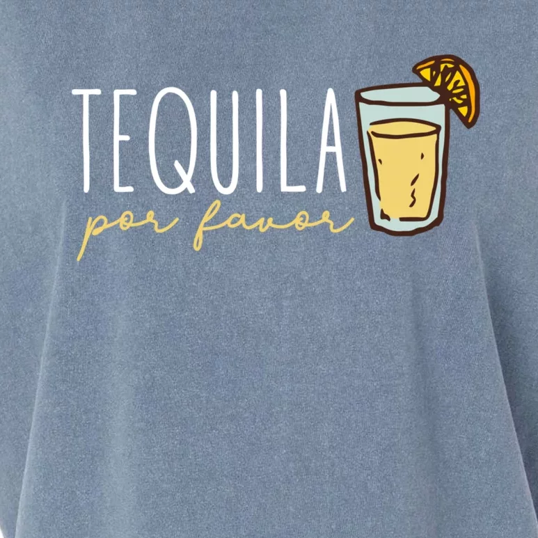 Tequila Por Favor Mexican Tequila Spanish Tequila Please Garment-Dyed Women's Muscle Tee